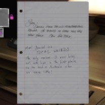 10. Next to the answering machine is a note from Jan to Sam, telling her to call back a certain Daniel. Sam describes Daniel as a “TOTAL WEIRDO.” Will this person be relevant to our story?