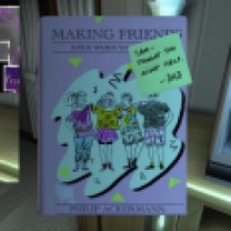 13. Picking up the copy of the awesomely-titled Making Friends, Even If You’re Shy, so embarrassingly recommended to Sam by her dad, prompts Sam’s September 13, 1994 journal entry, “Big Gold Star.”