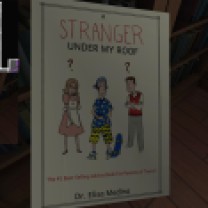 16. If we move through Terry’s office into the library, we can find a book on one of the shelves about dealing with teenagers.