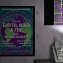 13. One last thing to note here, before we leave Jan and Terry’s bedroom. There’s and Earth, Wind & Fire poster on the wall, near the side of the bed that we might expect to be Terry’s (if the other’s is Jan’s). Is Terry an Earth, Wind & Fire fan? Are they both fans?