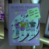 3. Picking up the copy of Making Friends, Even When You're Shy by the TV prompts Sam's September 13, 1994 journal entry, "Big Gold Star."