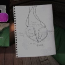 22. Picking up the drawing of the broken "S+L" heart necklace prompts Sam's second June 6, 1995 journal entry, "I Said Yes." This is the final Sam journal entry in the game.