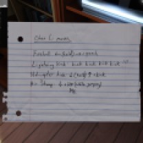 Beneath the TV stand, Sam's notes on Chun Li moves provide evidence of her training regimen while using Street Fighter II as a way to court Lonnie.
