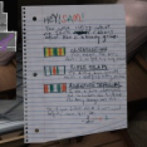 Along with the ghost sighting journal (which I included in the previous section of the guide), the guest room also houses this note from Lonnie to Sam, explaining various ROTC flags.